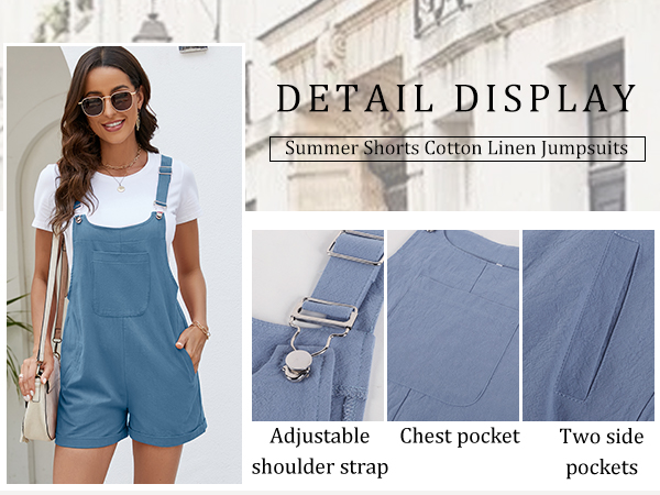 summer vacation outfits for women cute rompers overalls 2024 trendy casual overalls romper