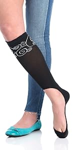 Keysocks Energize Knee High No Show Socks