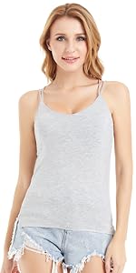 shelf bra camisole