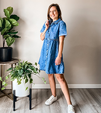 casual denim dress