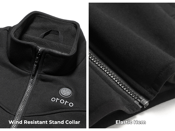 heated fleece vest