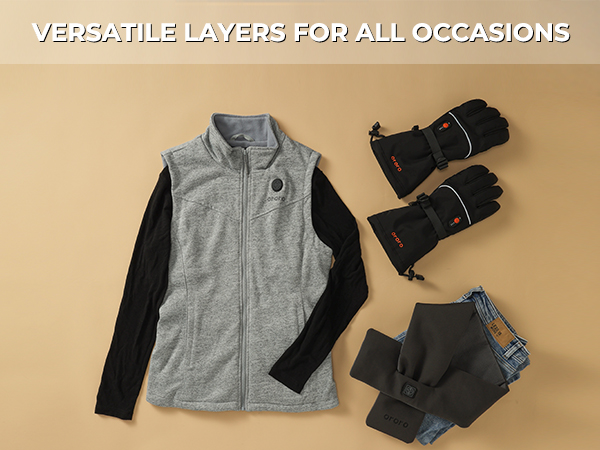 heated fleece vest