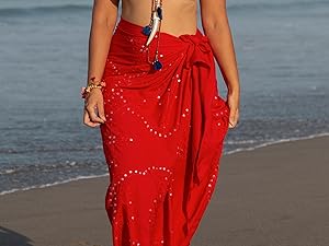 plus embroidery sarong