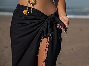 plus beaded sarong