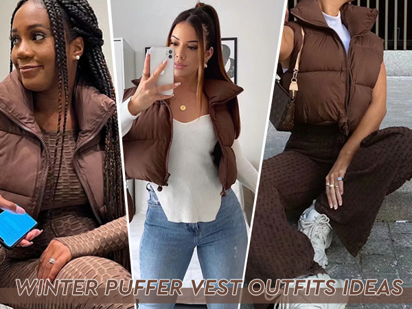 puffer vest women