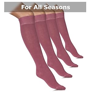 socks women knee high thigh stockings long bamboo tights cotton boot highs trouser girls ladies tall