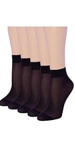 Ankle High Sheer Socks