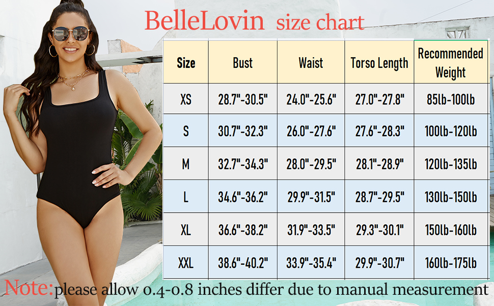 Women''s Scoop Neck Bodysuits Sleeveless Tank Top 