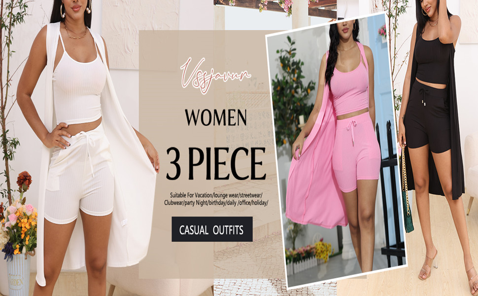 short sets women 2 piece outfits vacation