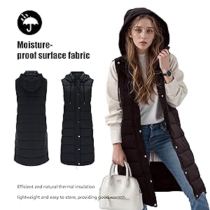 long vest for women sleeveless