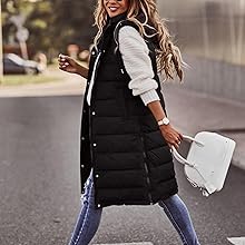 Women Lightweight Down Vest with Hood