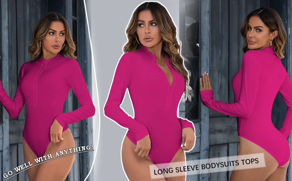 LONG SLEEVE BODYSUITS TOPS