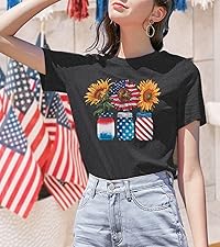 Sunflower American Flag Shirts