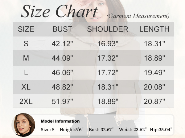 Women''s Cropped Puffer Vest Winter Stand Collar Crop Padded Jackets Gilet with Pockets