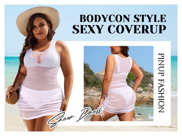 bathing suit cover up for women plus size