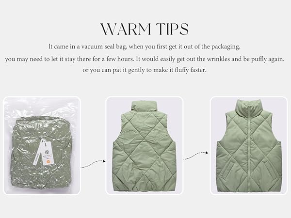 winter outwear vest