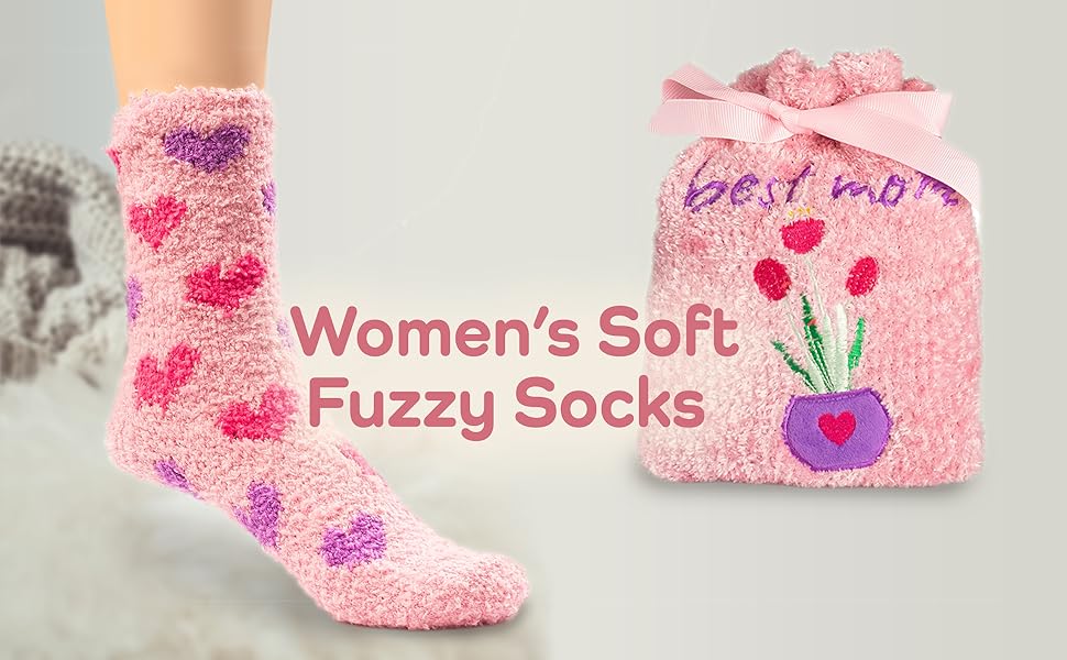 fuzzy socks women''s women fluffy warm cozy pink white purple bulk long cat softest cute valentine