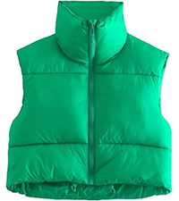 CROPPED PUFFER VEST