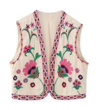 Lightweight floral vest