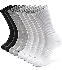 athletic cushion crew socks