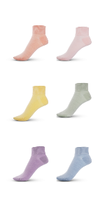 Bonisto Bamboo Pastel Ankle Socks_Chic