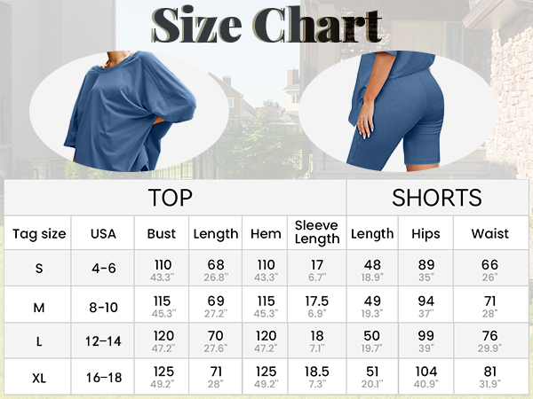 Glamaker size chart