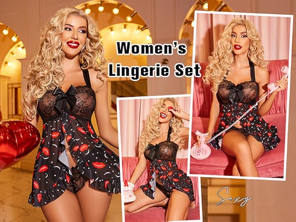 valentine lingerie for women