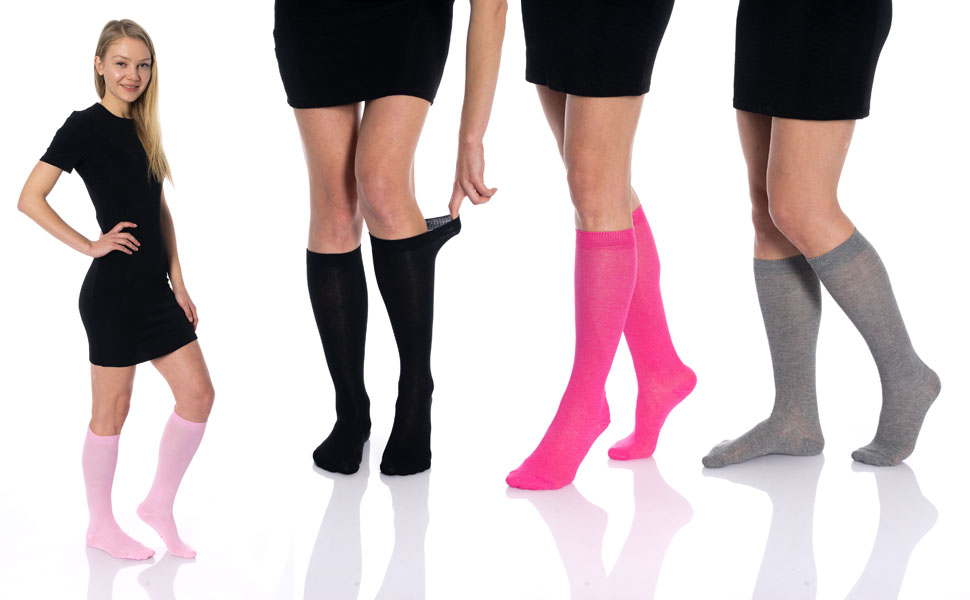 over the calf socks knee high women men