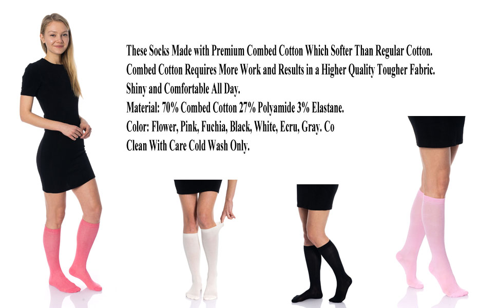 over the calf socks knee high men women