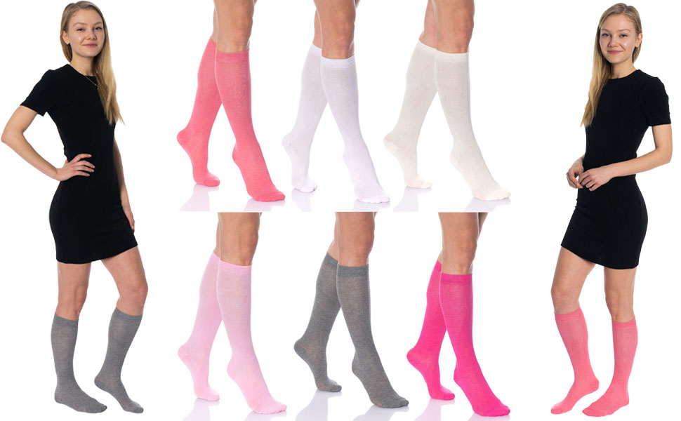 over the calf socks knee high women men