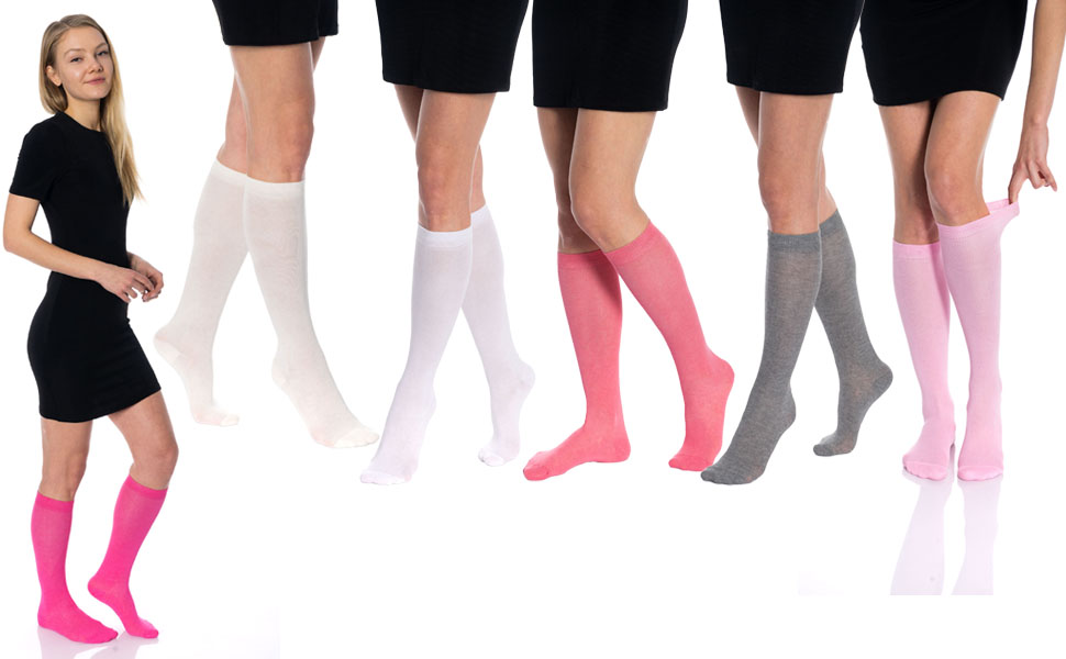 over the calf socks knee high men women