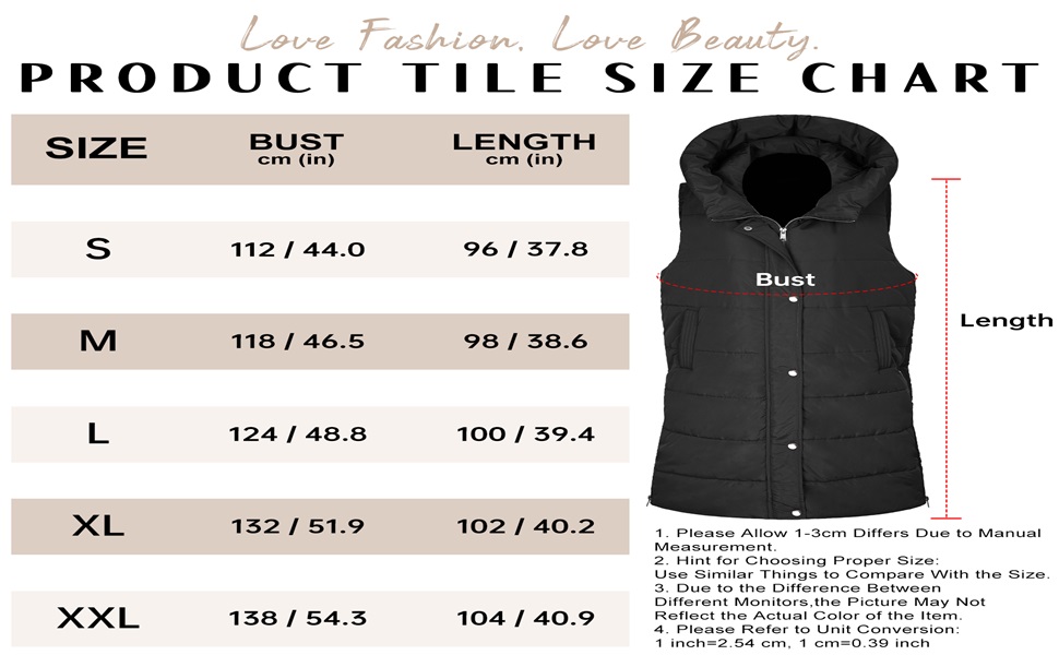 HEEKPEK Puffer Vest for Women Long Down Hooded Vest Womens Sleeveless Zip Up Winter Thick Coats