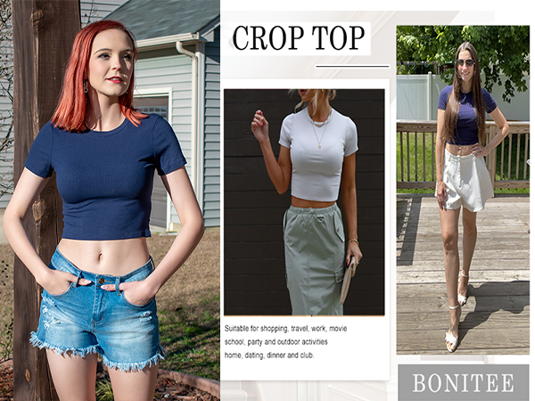 womens cropped tanks