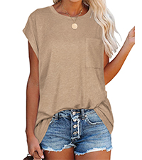 summer tank top womens short sleeve shirts basic tee