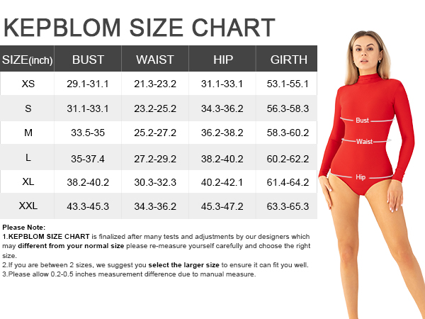 Adult Ballet Dance Leotard Turtleneck Long Sleeve Spandex Bodysuit Tops for Women