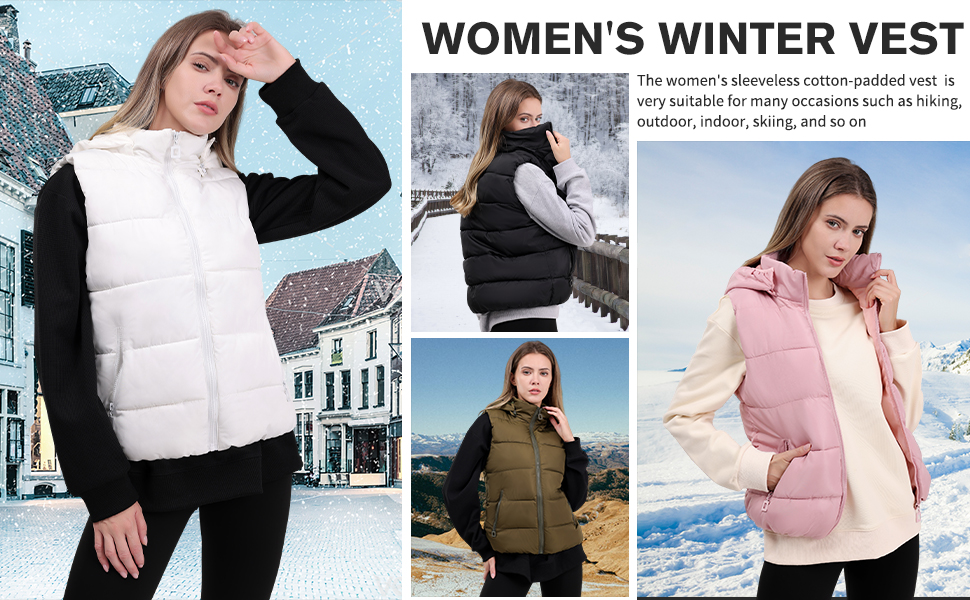 sleeveless cotton padded vest