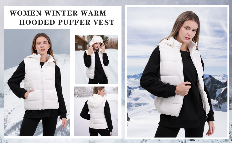 short outerwear puffer vest