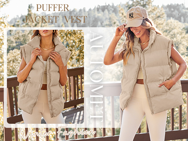 puffer vest women