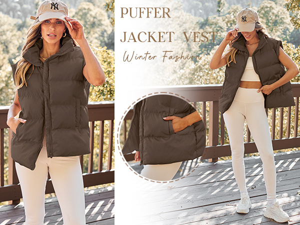 puffer vest women