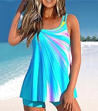 tummy control two piece swimsuits for women