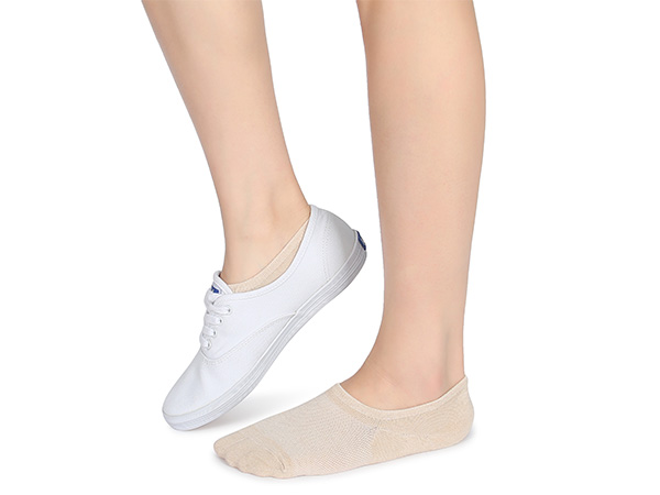 beige socks women