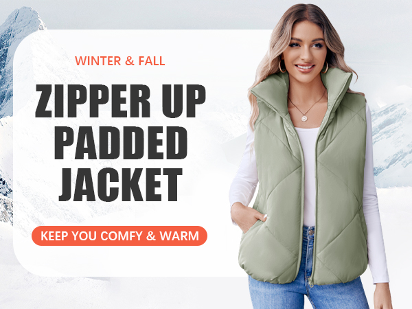 vest for women puffer