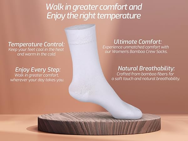 Walk in greater comfort and Enjoy the right temperature