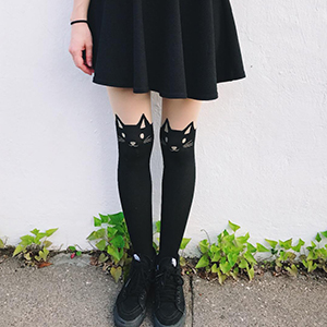 These over the knee socks are made of high quality nylon