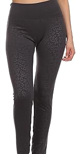 leopard nice essential basic  stretchy solid  tops for leggings soft warm simple nice woman winter