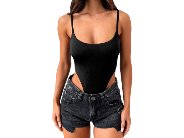 square neck tank bodysuit for women sexy backless cami going out tops for women summer top trendy