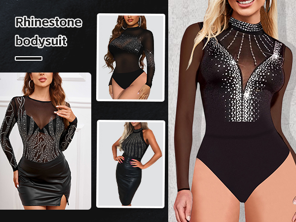 black bodysuit for women