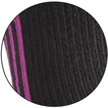 close up of sock rib knit black and pink