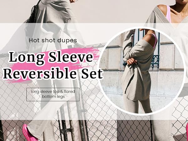 reversible long sleeve set