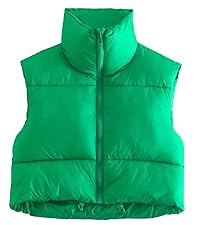 Padded Down Crop Vest